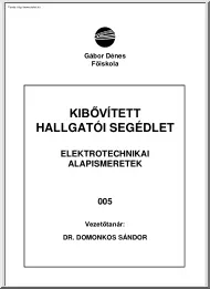 Dr. Domonkos Sándor - Elektronika