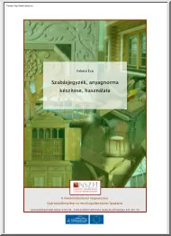 Fekete Éva - Szabásjegyzék