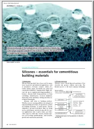 Dr. Anke Reinschmidt - Silicones, Essentials for Cementitious Building Materials