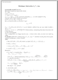 Általános biztosítás 2, 7. óra