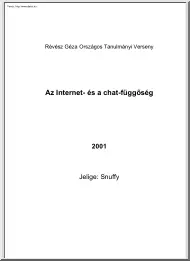 Az internet- és chatfüggőség