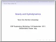Yaron Oz - Gravity and Hydrodynamics