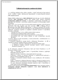 Vállalati információs rendszerek