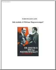 Marschalkó Lajos - Kik árulták el