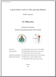 Dr. Pilling János - A gyász hatása a
