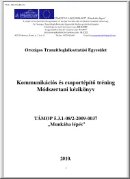 Kommunikációs és csoportépítő