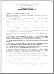 A magyar nyelv története, szigorlati