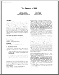 Simeon-Wadler - The Essence of XML