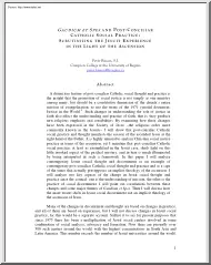 Peter Bisson - Scrutinizing the Jesuit Experience in the Light of the Ascension