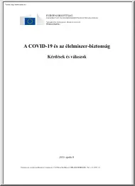 A COVID-19 és az élelmiszer-biztonság