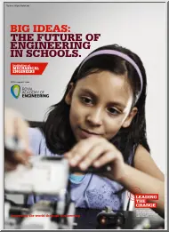 Big ideas, The future of Engineering in Schools