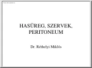Dr. Réthelyi Miklós - Hasüreg