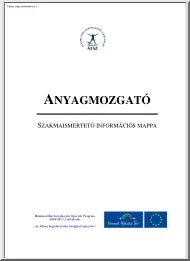 Anyagmozgató, szakmaismertető információs mappa