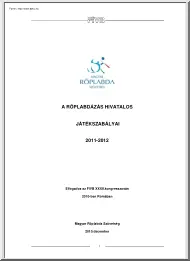 A röplabdázás hivatalos játékszabályai
