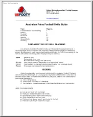 Australian Rules Football Skills Guide