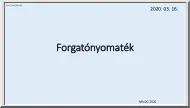 Forgatónyomaték