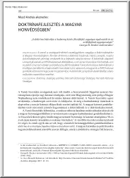 Mező András - Doktrínafejlesztés a magyar honvédségben