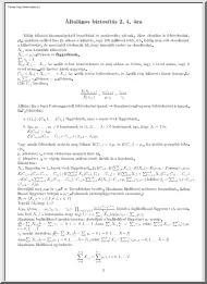 Általános biztosítás 2, 4. óra