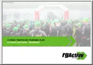 12 Week Triathlon Training Plan, Olympic Distance, Beginner