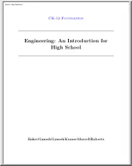 Engineering, An Introduction for High