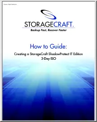 Creating a StorageCraft ShadowProtect