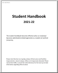 Samford University, Student Handbook