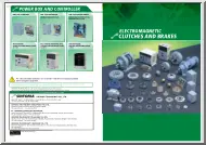 Electromagnetic Clutches and Brakes