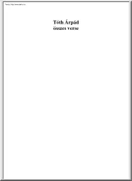 Tóth Árpád összes verse