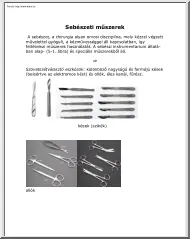 Sebészeti műszerek