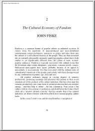 John Fiske - The Cultural Economy of Fandom