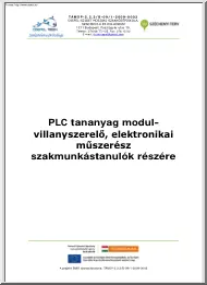 PLC tananyag modul -villanyszerelő