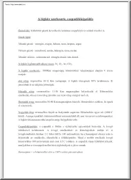 A légkör szerkezete, csapadékképződés