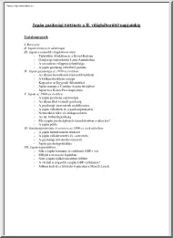 Japán gazdasági története a II