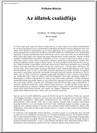 Wilhelm Bölsche - Az állatok családfája