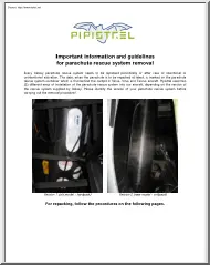 Important Information and Guidelines for Parachute Rescue System Removal