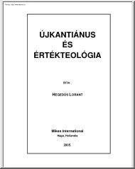 Hegedűs Lóránt - Értékteológia