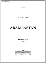 Dr. Gausz Tamás - Áramlástan