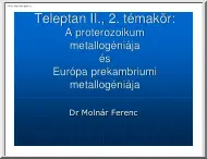 Dr. Molnár Ferenc - Teleptan II