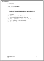 CD aktuátor vizsgálata lézeres rezgésmérővel