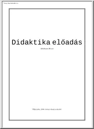 Hoffmann Rózsa - Didaktika előadás
