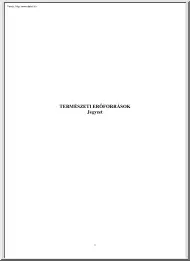 Természeti erőforrások jegyzet, 2002