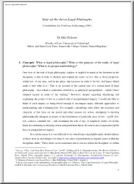 Dr Julie Dickson - State of the Art in Legal Philosophy