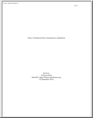 Chinas Transition from Communism to Capitalism