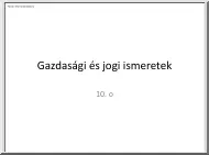 Pethő Irén - Gazdasági és jogi