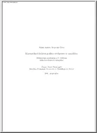 Juhász-Szegeczky - Kinematikai