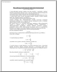 Dr. Ortutay Miklós - Hasonlósági kritériumok hőátviteli feladatoknál