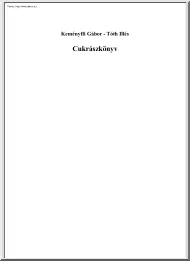 Keményffi-Tóth - Cukrászkönyv