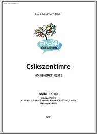 Bodó Laura - Csíkszentimre