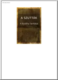 A szutták, a Buddha tanításai
