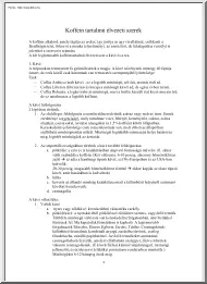 Koffein tartalmú élvezeti szerek